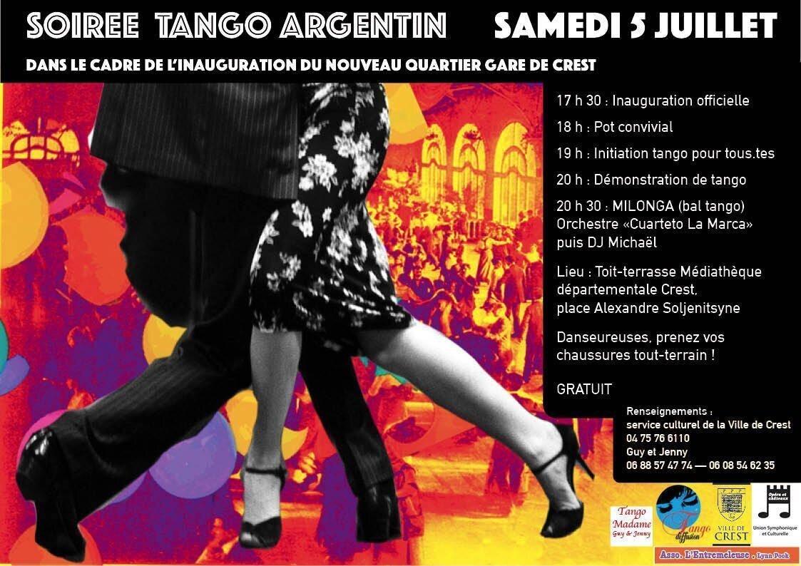 Milonga de Crest du 5 juillet !